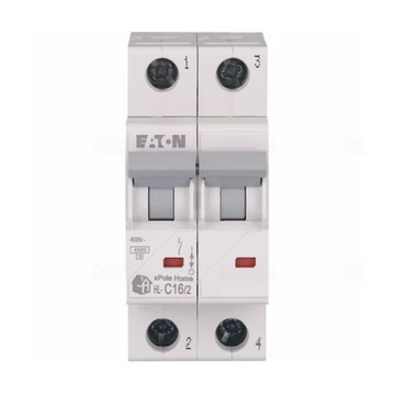 EATON - Kismegszakító 16A 2pol C karakt 6kA PL6-C16/2