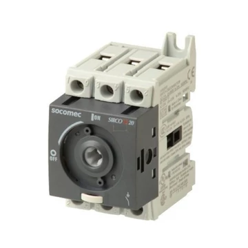 SOCOMEC - Kézi kapcsoló 32A 3P M1 terhelés kapcsoló hajt. nélk SIRCO M1 32A